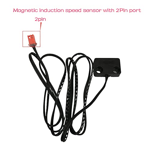 LICHIFIT Sensor de velocidad universal para cinta de correr de 3 pines, tacómetro con sensor de luz de 2 pines, sensor de velocidad de inducción magnético para piezas de repuesto para cinta de correr