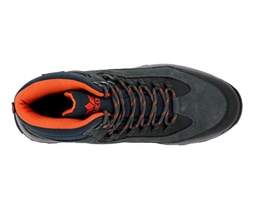 Lico Milan, Zapatos de High Rise Senderismo Hombre, Negro (Anthrazit/Orange Anthrazit/Orange), 43 EU