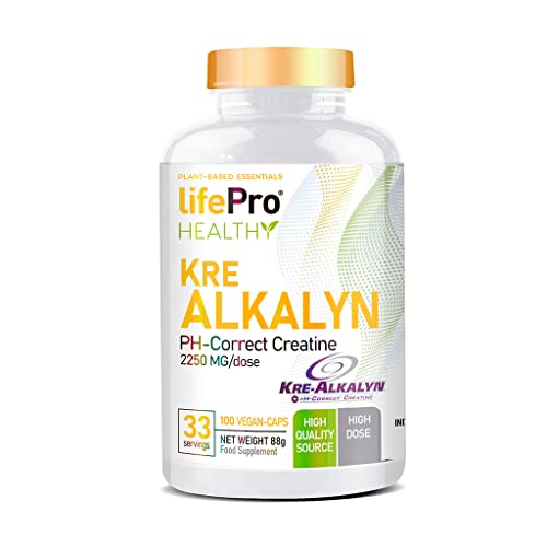 Life Pro Kre-Alkalyn 2250mg 100 caps | Creatina Kre-alkalyn 2250mg en cápsulas, de rápida absorción
