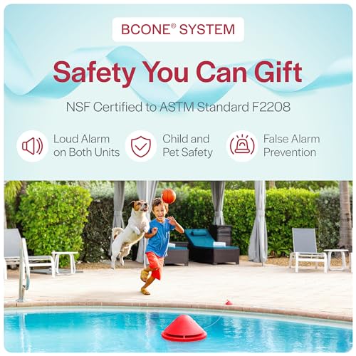 Lifebuoy 2.0 BCone Sistema de Alarma de Seguridad Flotante Inteligente para alberca. Alarma Potente para Piscina o Las Unidades del hogar.
