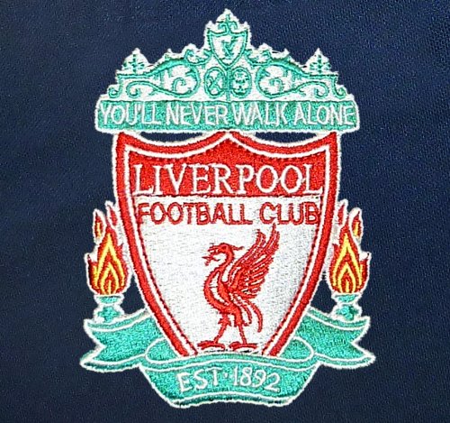 Liverpool FC - Polo Oficial para Hombre - con el Escudo del Club - Azul Marino - XXL