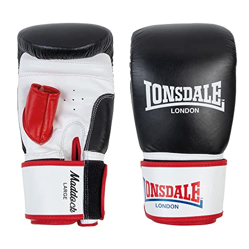 Lonsdale Maddock Equipment Unisex Adult, Black/White/Red, XL