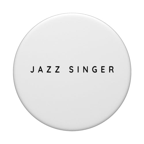 Los cantantes de jazz diseñan una fuente moderna y contemporánea para cantar jazz PopSockets PopGrip Intercambiable