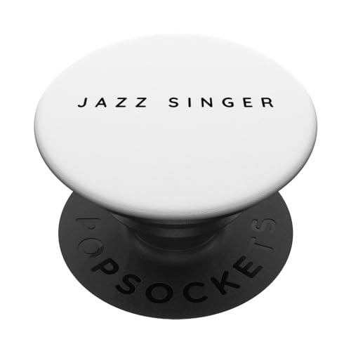 Los cantantes de jazz diseñan una fuente moderna y contemporánea para cantar jazz PopSockets PopGrip Intercambiable
