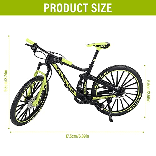 Lotvic Modelo de Bicicleta, Mini Bike Finger Bike, Mini Bicicleta de Juguete, Mini Bicicleta de Montaña, Bicicleta en Miniatura, Bicicleta Decorativa, para los Amantes de la Bicicleta