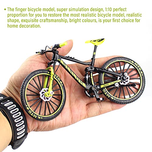 Lotvic Modelo de Bicicleta, Mini Bike Finger Bike, Mini Bicicleta de Juguete, Mini Bicicleta de Montaña, Bicicleta en Miniatura, Bicicleta Decorativa, para los Amantes de la Bicicleta