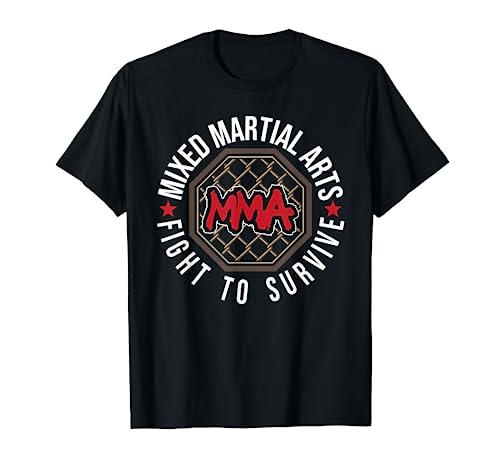 Lucha para sobrevivir - artes marciales mixtas MMA BJJ Cage Fighting Camiseta
