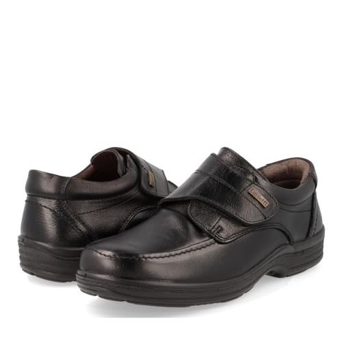Luisetti Zapato Sport con Velcro para Hombre Zapato Tucson 20412ST Talla 44 Color Negro