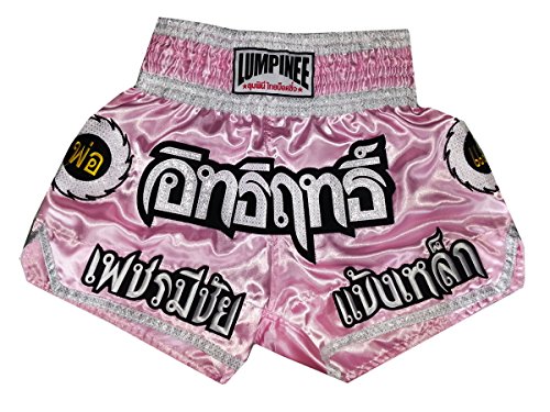 Lumpinee Muay Thai LUM-028 - Pantalones cortos de boxeo (talla XL)
