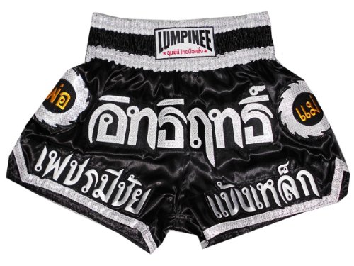 Lumpinee Pantalones cortos de boxeo Muay Thai: LUM-002, multicolor, L