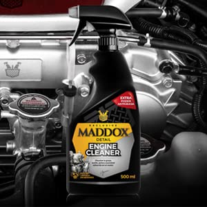 Maddox Detail - Engine Cleaner 500ml | Limpiador de Motores | Disuelve la Grasa, Aceite, Polvo y Suciedad Adherida en el Motor | No Daña la Superficie Tratada