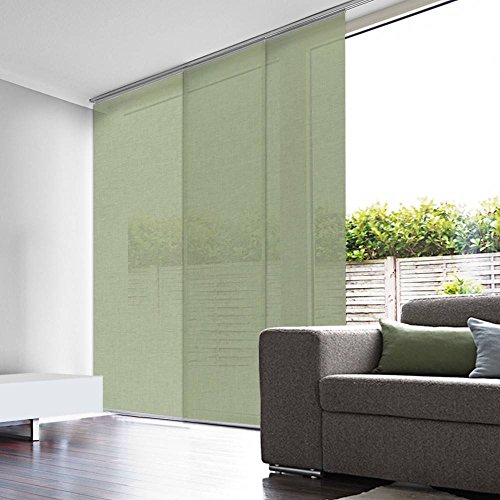 Madecostore - Panel japonés de velo de lino, 50 x 260 cm