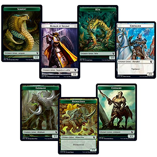 Magic The Gathering- Deck Commander Innistrad: Caza de Medianoche – marcadores y congregación, Color Verde/Blanco (Wizards of The Coast C89601010)