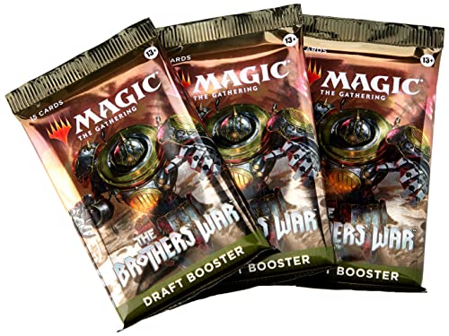 Magic The Gathering The Brothers’ War 3-Booster Draft Pack (Versión en Inglés)