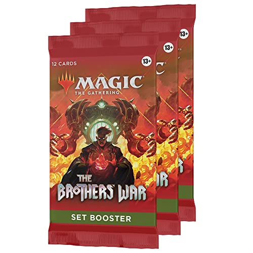 Magic The Gathering The Brothers’ War Set Booster 3-Pack (Versión en Inglés)