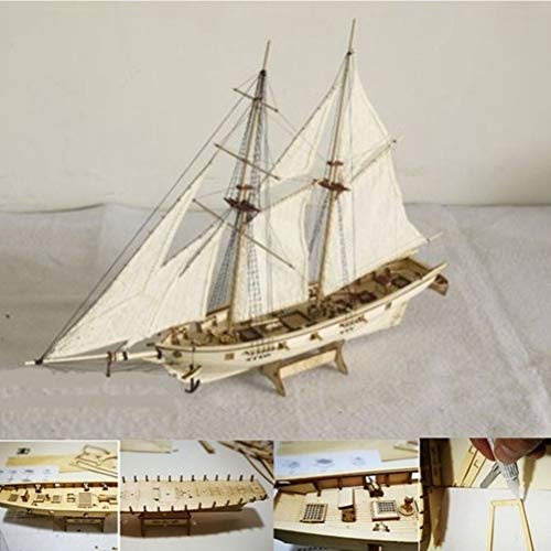 Maqueta de Barco, Modelos de Madera, DIY, Regalos para niños, Juguetes, decoración