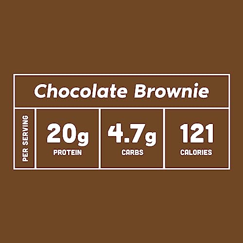 Marca Amazon - Amfit Nutrition Proteína en polvo de origen vegetal, brownie de chocolate, 900g