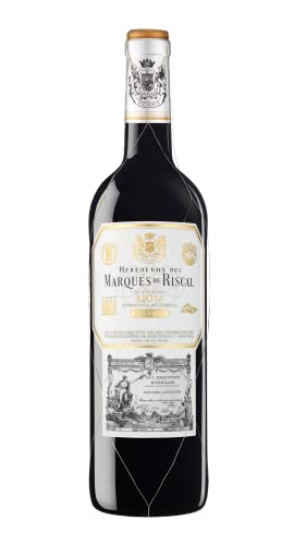 Marques De Riscal Vino Tinto Reserva Denominación de Origen Calificada Rioja, Variedad Tempranillo, 24 Meses en barrica, 750 ml