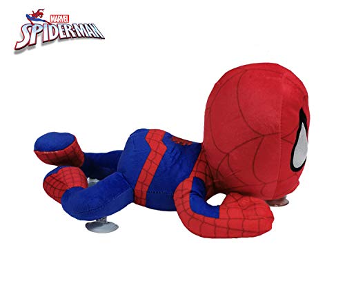 Marvel - Peluche Spiderman trepador con ventosas 12'60"/32cm Calidad Soft