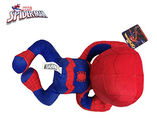 Marvel - Peluche Spiderman trepador con ventosas 12'60"/32cm Calidad Soft