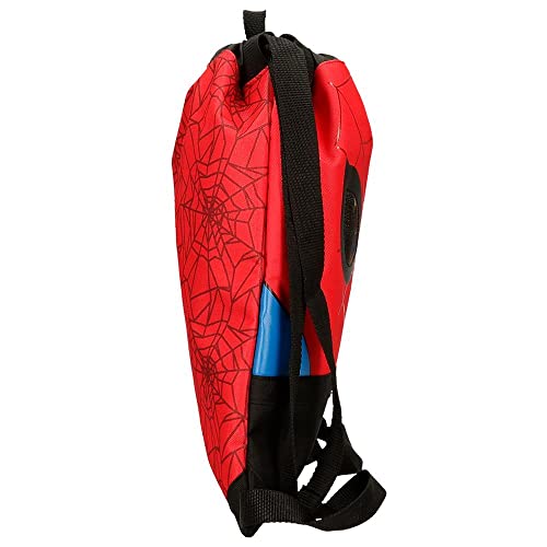 Marvel Spiderman Protector mochila Saco Rojo 30x40 cms Poliéster 0,6L