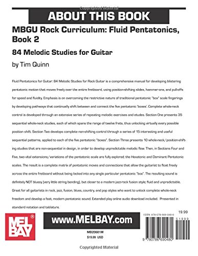 MBGU Rock Curriculum: Fluid Pentatonics, Book 2: For Guitar