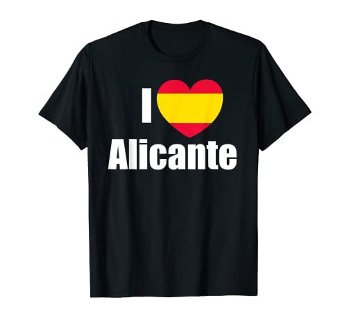 Me encanta Alicante increíble ciudad en España Camiseta
