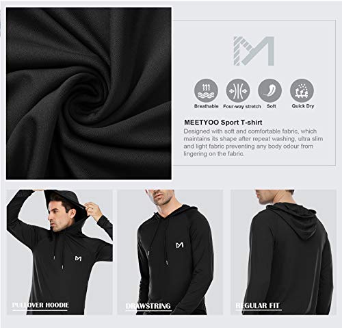 MEETYOO MU16T Shirt, Negro, M Men's
