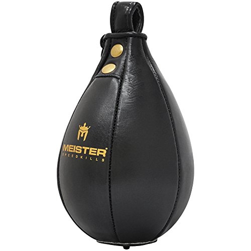 Meister SpeedKills - Bolsa de Velocidad de Piel con vejiga de látex Ligera, Color Negro, pequeña (19 x 12,7 cm)