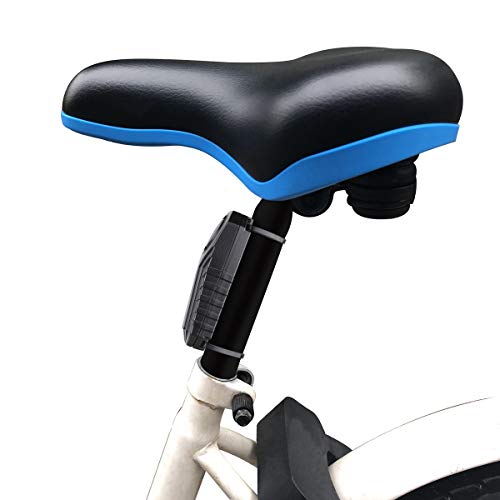 Mengshen Alarma de Bicicleta - Antirrobo para Bici Moto Coche Vehículos con Control Remoto, 113 db Súper Fuerte