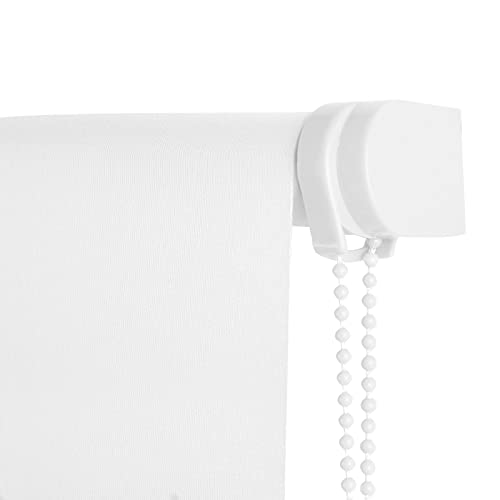 MERCURY TEXTIL- Estor Enrollable translúcido Liso (Blanco, 120x180cm)