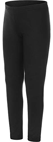 Merry Style Leggins Mallas Pantalones Largos Ropa Deportiva Niña MS10-225(Negro, 128 cm)
