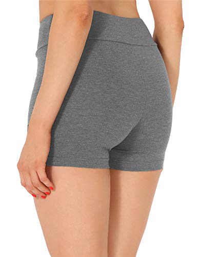 Merry Style Pantalones Cortos Mujer Leggins Shorts MS10-359 (Melange Medio,XS)