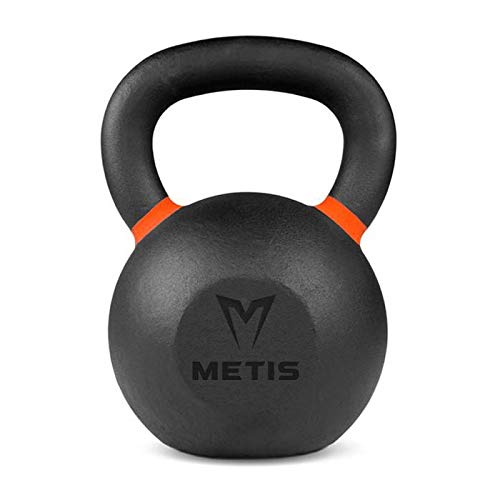 METIS Pesas Rusas Kettlebells de Hierro Nivel Pro - [4kg - 40kg] | Pesas Profesionales Duraderas – Musculación en Casa o en el Gimnasio | Entrenamiento Funcional | Material de Fitness (4 kg)
