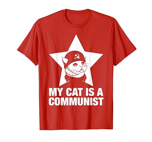 Mi gato es un comunista Camiseta