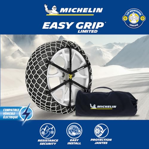 MICHELIN EASY GRIP Limited Cadenas de nieve compuestas resistentes y de rápido montaje, E13