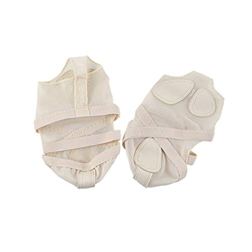 Milisten 1 par de Zapatos Líricos para Mujer Zapatos de Baile Tanga de Pie Descalzo Ropa Interior para Danza del Vientre Gimnasia Yoga Ballet Latino Talla L