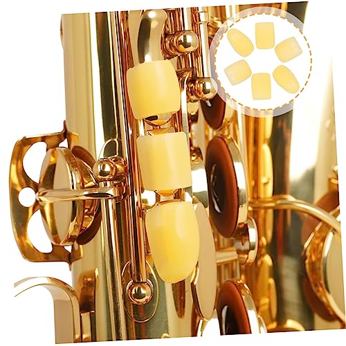 Milisten 6 Piezas Teclado De Saxofón Funda Protectora Para Llave Lateral De Elevador De Tecla Lateral Para Saxofón Elevador De Llave De Instrumentos Para Aumentar Páginas Paquete