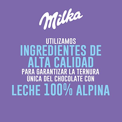Milka Choco Trio Bizcocho de Cacao y Cubierto con Chocolate con Leche de los Alpes 150g