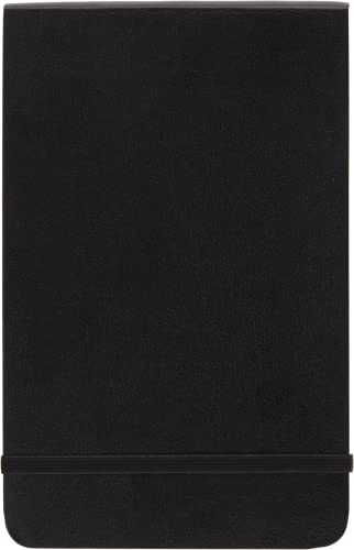 Moleskine - Cuaderno Clásico con Páginas Rayadas, Tapa Blanda y Goma Elástica, Color Negro, Tamaño Pequeño 9 x 14 cm, 192 Páginas