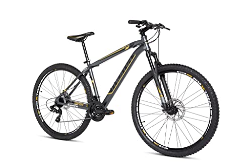 Moma Bikes Bicicleta Montaña GTT5.0 29", Aluminio, SHIMANO 24v, Doble Freno Disco, Suspensión Delantera (Varias Tallas)