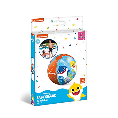 Mondo Toys - BABY SHARK Beach Ball - Balón de playa y agua – Pelota Hinchable ø 50 cm - Ideal para niño/niña - 16890