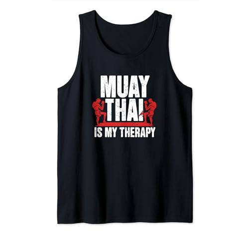 Muay Thai es mi terapia Lumpinee Stadium Camiseta sin Mangas