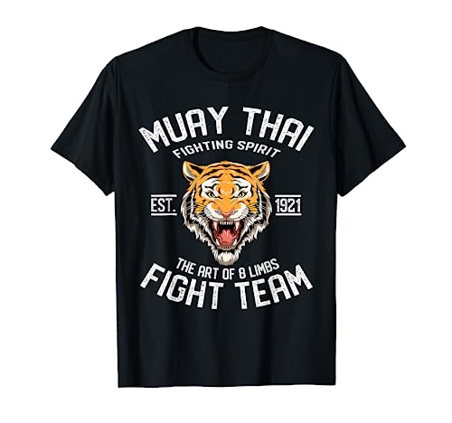 Muay Thai y Thai Equipo de Combate de Boxeo Camiseta