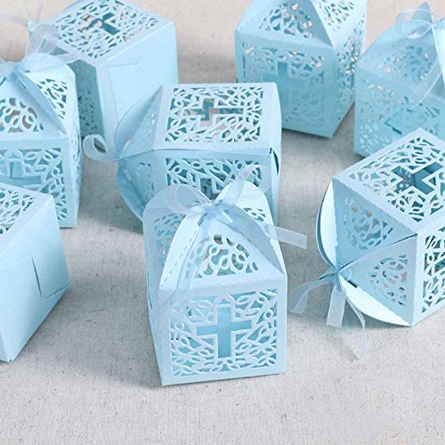 Musuntas Juego de 50 jaulas de pájaros estilo 2 con diseño de boda, decoración de bebé, caja de regalo para decoración de mesa bomboniere