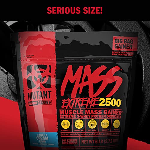 Mutant Mass Extreme 2500, Cookies & Cream - 2720g