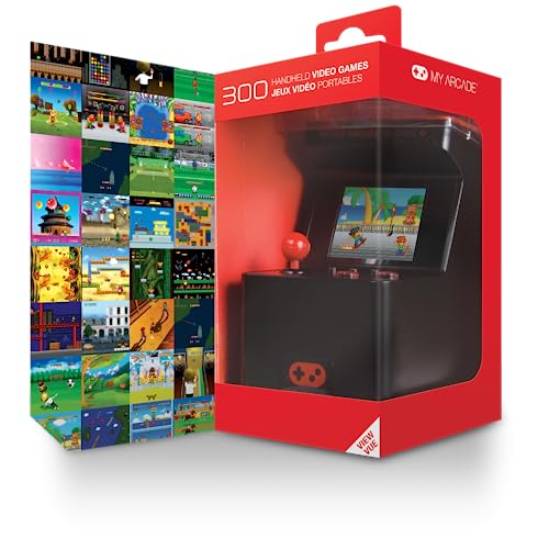 My Arcade- Consola Retro Arcade Machine X 300 Juegos (16-bit), Color rojia, Unica (DGUN-2593)