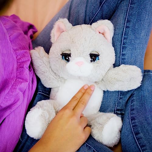 My Fuzzy Friends - Winks el Gato Dormilón, Juguete Mascota interactiva, Gato Que se Duerme, con reacciones y Sonidos, Suave, blandito y Flexible, para niños Desde 4 años, Famosa (MYE00111)