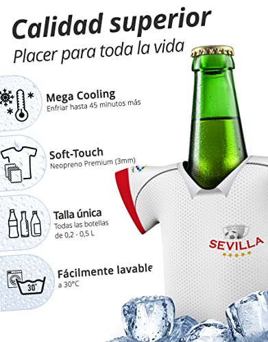 myfanshirt Personalizable Comprar Camiseta para Sevilla Camiseta de Abanico Polo Oficial para Hombre Regalo Never para Hombre Enfriador de bebid Fan Merchandise by SPSPT