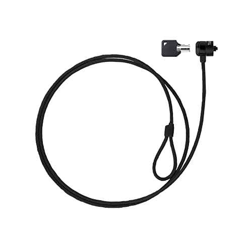 NANOCABLE TOOQ TQCLKC0025-G - Cable de Seguridad con Llave para Portátiles 1.5 metros, Color Gris Oscuro
